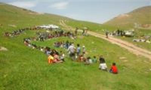 اردوی فرهنگی ورزشی بچه های کتابخانه روناکی موکریان روستای گوگ تپه ،مهاباد،آذربایجان غربی. شاد باشید شاد