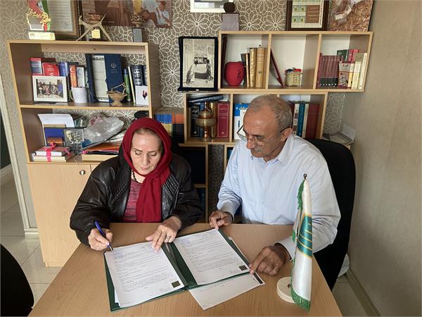 عقد قرارداد مدرسه روستای پیازآباد هلیلان ایلام