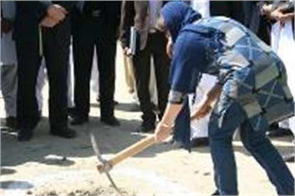 کلنگ زنی کتابخانه "حامد "سوراب ایرانشهر بلوچستان