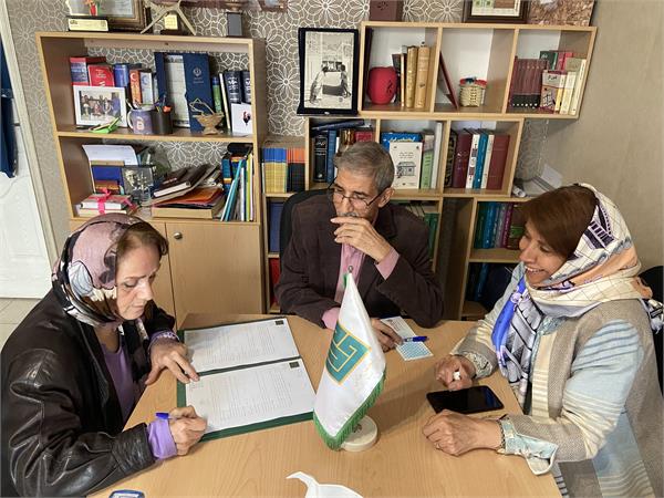 عقد قرارداد ساخت مدرسه‌ی شهر سراب‌باغ ایلام