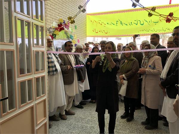 افتتاح مدرسه٦کلاسه حامی در روستای سرداب