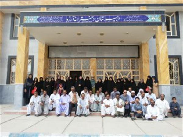 اولین دور اموزش سال تحصیلى ٩٥-٩٦ شهر گشت ودبیرستان دخترانه حامى ارزو شهسوریان